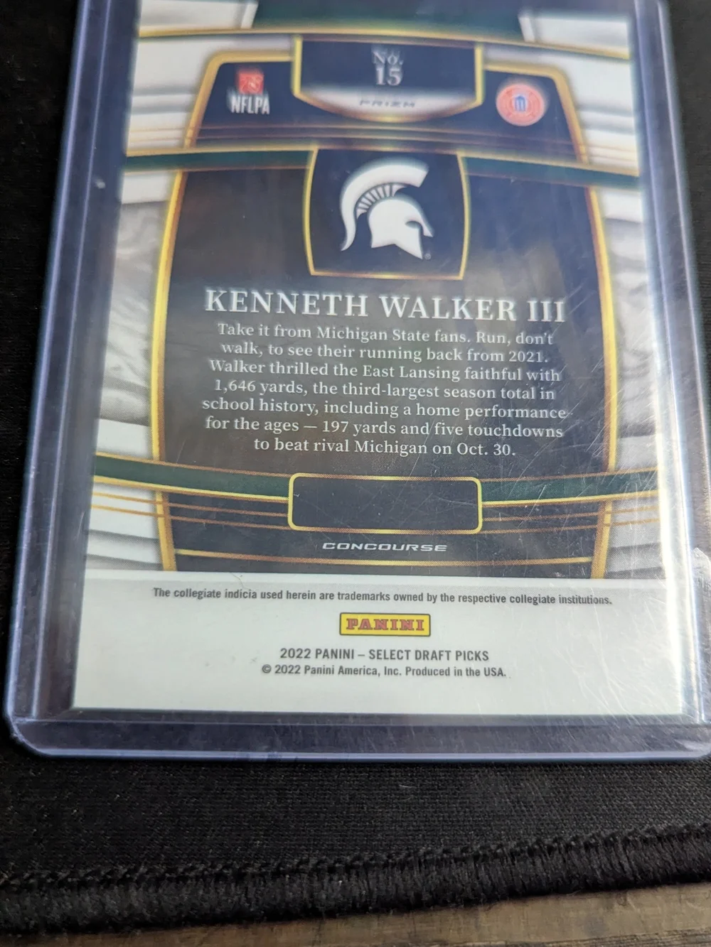2022 Panini Select Kenneth Walker III #15 Refractor